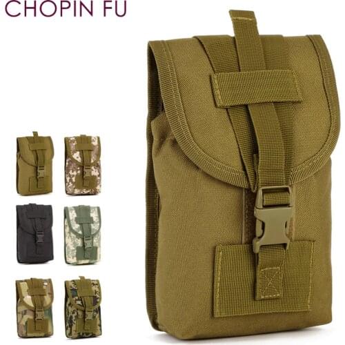 7' size Molle Bag with Loop for Rucksack Belt waist bag for 7 inch tablet IPAD mini cell phone e-reader tool kit Pouch A3146