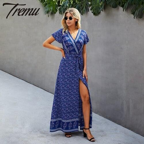 TREMU Long Sleeve Summer Dresses
