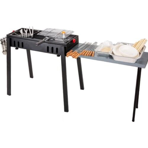 Outdoor BBQ Tableware Folding Household Oven Including Electric Grill Food Grade 304 Stainless Steel Grilled Mesh Grill