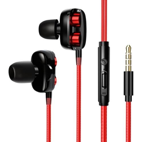 Universal 3.5mm In-Ear Wired HiFi Music Game Earphone with Mic Headset for Phone