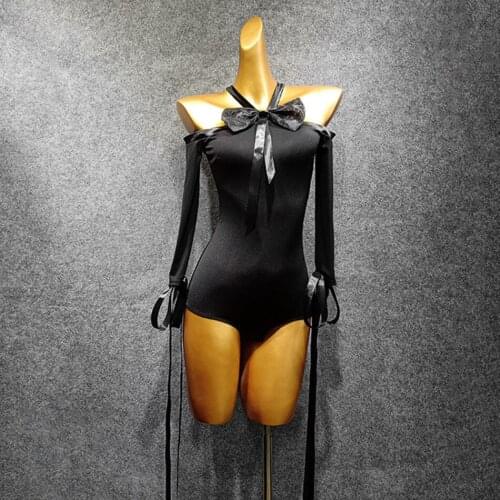 2020 New Long Sleeve Bare Back Shoulder Latin Dance Dress Dancing Tops Performance Women Dress Ballroom Samba Tango LP482