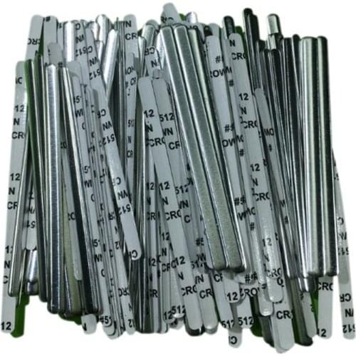 10/50pcs Aluminum Strip Self-made Mask Nose Bridge Aluminum Foil for DIY Production Accessories Mask Material Nose Bridge Clip