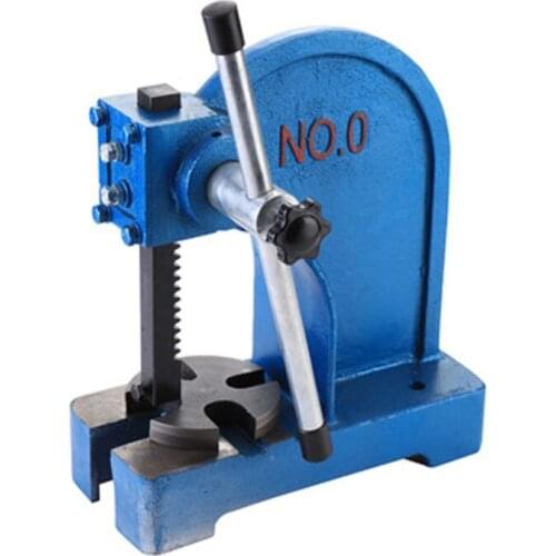 1T Manual N Desktop Hand Punch Press Machine Metal Arbor Press Tool Multifunctional Metal Leather Die Cutting Punching Machine