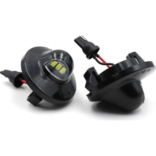 2Pcs 3W LED License Plate Light Kit for Ford F150 Raptor Ranger Explorer Expedition Bronco