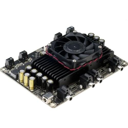 4x100w Four Channel Tap Digital Class D Vehicular Strong Sound Bird Repeller Audio Power Amplifier Board