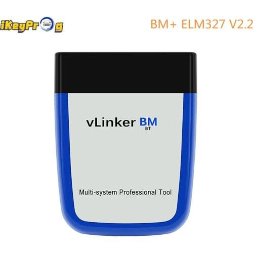 OBD2 Vgate vLinker BM+ ELM327 V2.2 For BMW Scanner Bluetooth-compatible 4.0 wifi Car Diagnostic Auto Tool Bimmercode PK ELM 327
