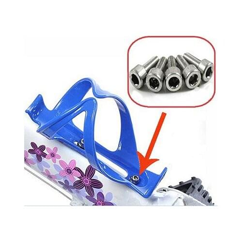 New 2/4/6/8 PCS/Set Stainless Steel Bicycle Bike Water Bottle Cage Bolts Water Bottle Holder Rack Inner Hexagon Screws Boult