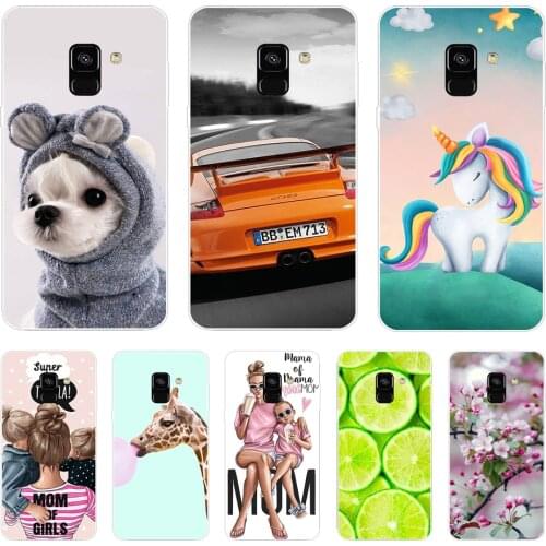 For Samsung Galaxy A8 2018 Case Samsung A8 Plus A730F Silicone Soft TPU Phone Back Cover Case For Galaxy A8 A 8 2018 A530 Hoesje