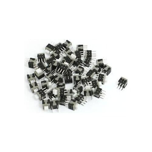 Black Self Locking 6 Pins Torch Push Button Switch 5.8x5.8mm