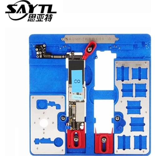 MJ A21 A22+ Motherboard Repair Fixture PCB Holder For iPhone 5S/6/6S/6SP/7/7P/8/8P/ XR For A7 A8 A9 A10 Logic Board Chip Fixture