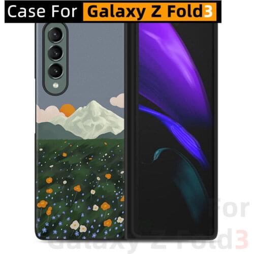For Galaxy Z Fold3 Case, Galaxy Z Fold 3 Case W22 Case Pu Material
