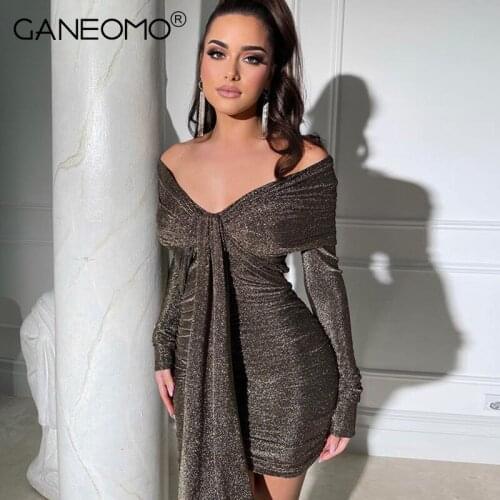 Длинные платья GANEOMO China At AliExpress