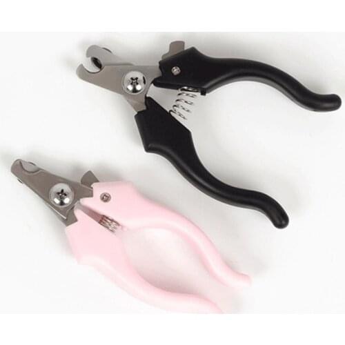 Stainless Steel Pet Cat Dog Nail Clipper Cutter Grooming Scissors Clippers for Pet Claws Dog Supplies Black Pink Blue