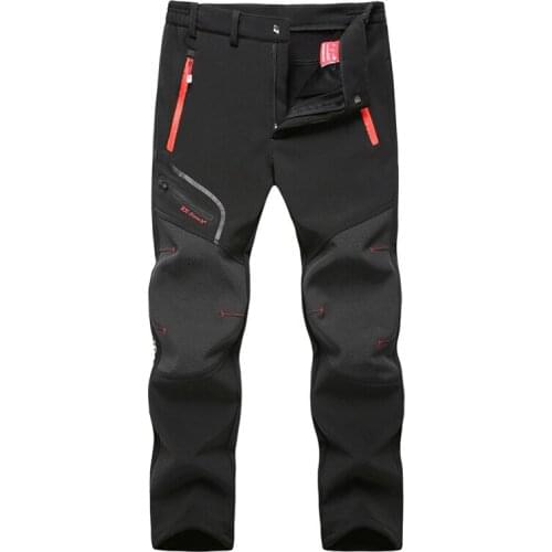 2021 Mens/Womens Winter Softshell Fleece Outdoor Pants Plus Size Trekking Fish Camp Climb Hiking Ski Warm Travel Trousers