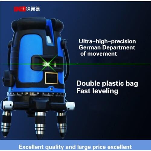New LND Green Level Laser Infrared 2/3/5 line laser level Lithium level drop line instrument