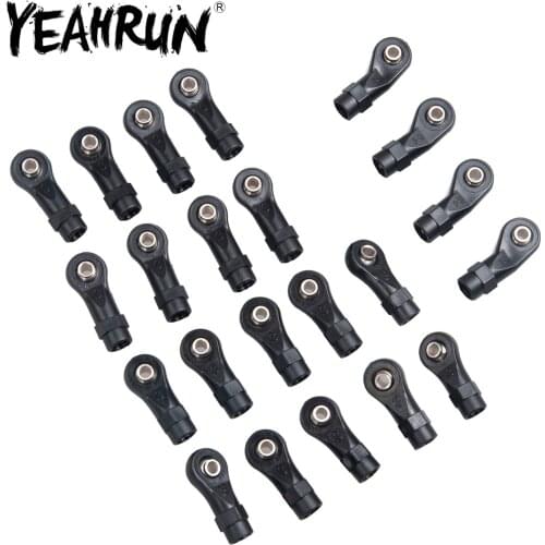 1 Set Plastic Straight Link Rod Balls Ends Head kit for TRX-4 1:10 RC Crawler Car Parts