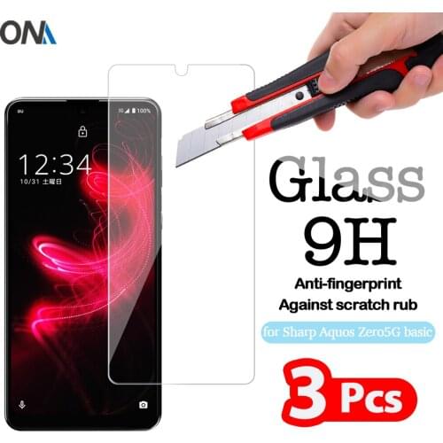 2.5D Tempered Glass For Sharp Aquos Zero5G Zero 5G basic High Quality Protective Film 9H Screen Protector for Aquos Zero5G basic