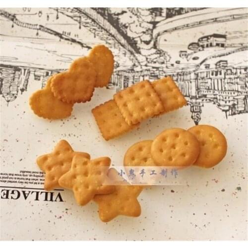 1pcs Lolita girl Cute Cartoon Biscuit Hair Clip Cookies Hair Pin Star Heart Hair Clip Hair Accesories B827