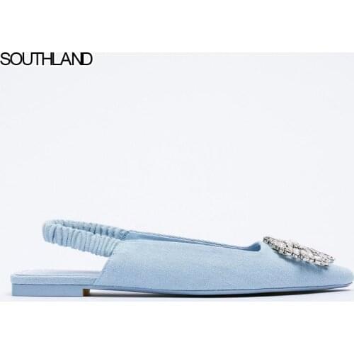 SOUTHLAND 2021 Summer New Flat Bottom Comfortable Outdoor Sandals With Convex Ornaments Fashion slippers Women