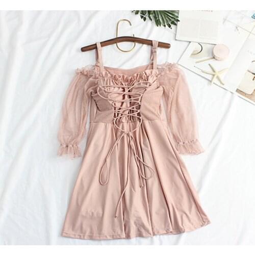 Ladies Swimming Swimsuit Women One Piece Plus Size Swimwear Push Up Swim Beach Dress Off Shoulder Solid Bathing Suit Beachwear