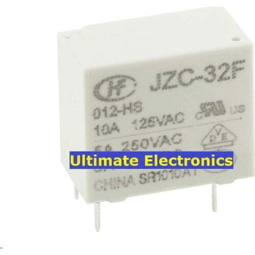 10pcs Explosion-proof | HF32F-JZC-32F-012-HS 3 5A relays
