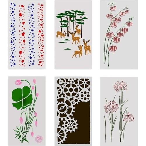 23X21cm Stencils for DIY Scrapbooking Plastic Cake Stencil Fondant Cake Mold Cupcake Cake Decorating Tool Cake Tools