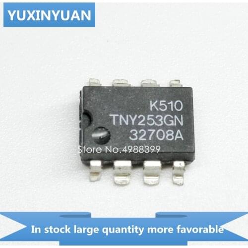 5PCS TNY253GN TNY253 TNY 253GN Y253GN SOP8 in stock