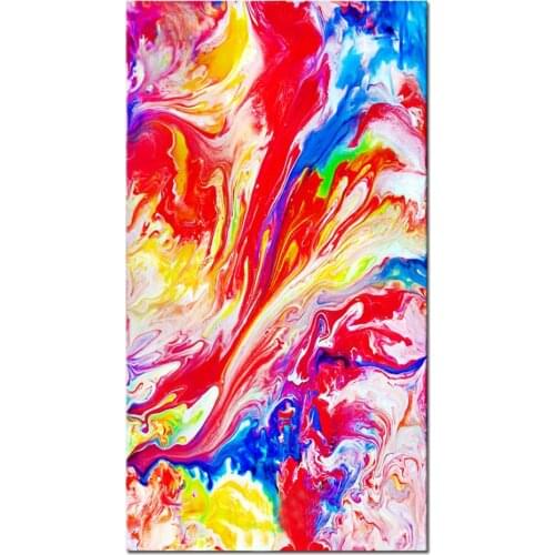 50x100cm Colorful Wave Diamond Paintings Full square Round Resin diy Drill Wall Art 5d Picture for Living Room Decor