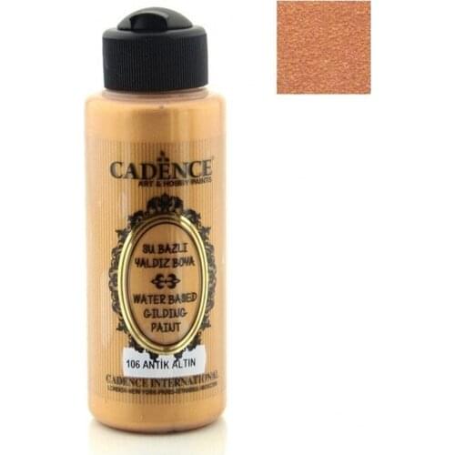 Cadence Yaldzlı Paint 106-Antik Gold 120ml