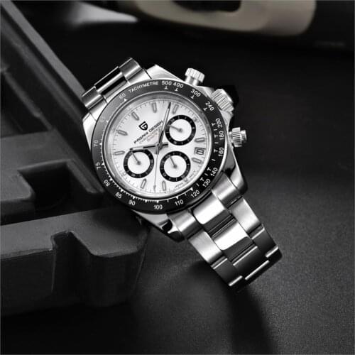 PAGANI DESIGN Luxury Men Quartz WatchFashion Sports Watch Men Stainless Steel 100M Waterproof Chronograph relogio masculino