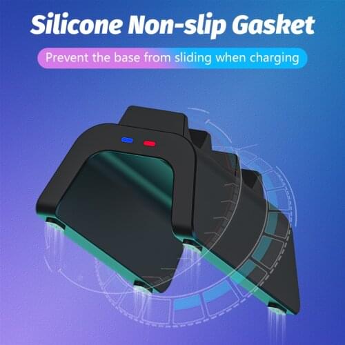 Dual Fast Charger For PS5 Gamepad Charging Dock Station USB Type C Wireless Charging for Playstation5 Controller