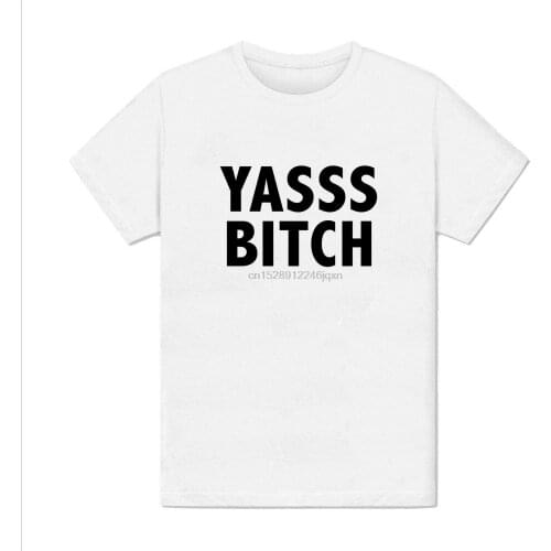 T-shirt Homme - Nicki Minaj Yass bitch soulja boy rap us phrase jay z trap young