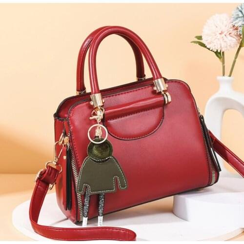 Fashion Messenger Bag Elegant Female Crossbody Bags Popular Solid Color Women Handbags High Capacity Lady Shopping Tote Bag