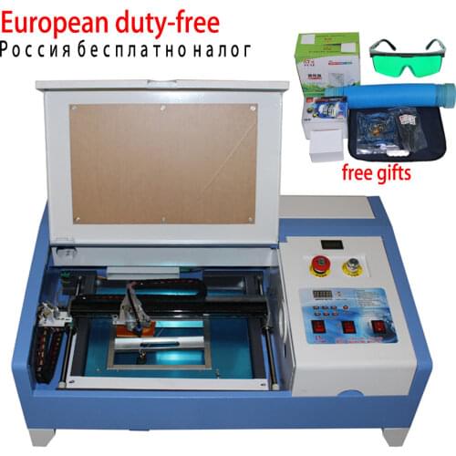 Desktop LY laser cutter engraver DIY 3020 2030 40W CO2 Engraving Machine with Digital Function and Honeycomb Table