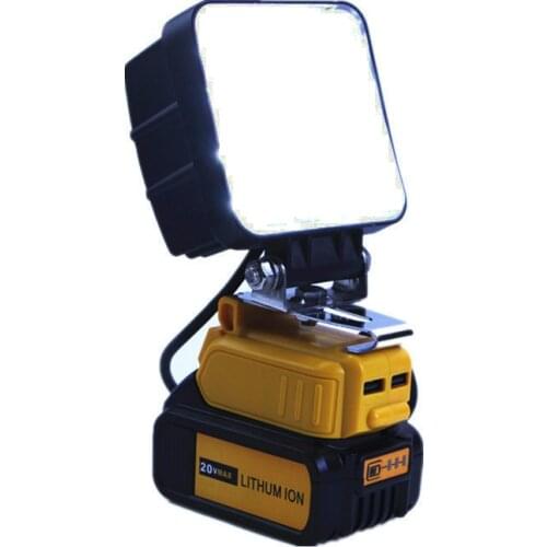 Newest USB Converter For DEWALT 18V 20V Li-ion Battery can as a outdoor lamp Power Supply, output 12V 5A