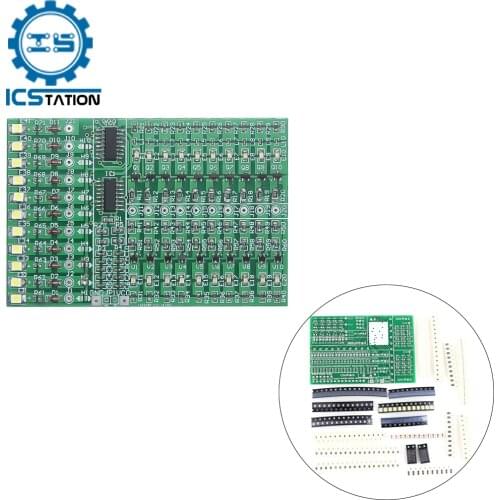 DIY Circuit Board PCB SMT SMD Soldering Practice Board DIY Kits Funny Skill Training Electronic Suit Components