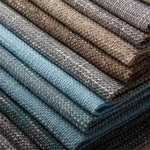 100cm*148cm Thicken Solid Color Coarse Linen Sofa Fabric Coating Burlap DIY Dustproof Hard Bag Table Cloth Pillow Curtain Fabric