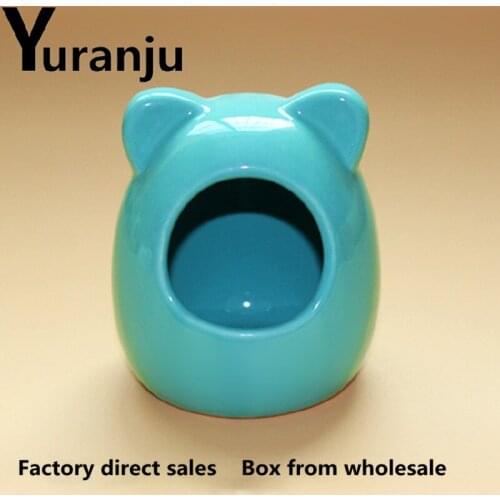 Suitable for planting flowers, medium-sized hamsters, guinea pigs, guinea pigs, ceramic ice nests, cooling igloos
