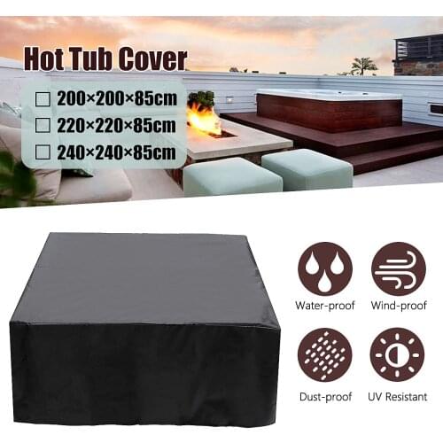 200/220/240*85cm Hot Tub Dust Cover Durable, Anticorrosive, Anti-uv, Dust-proof, Heat-resistant And Cold-resistant