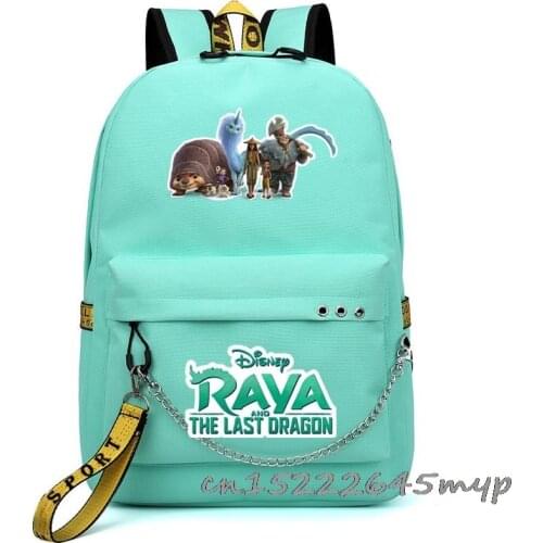 Raya and the Last Dragon Usb Charging Backpack Mochila Cute Backpacks Back To School Bookbag Waterproof Teenager School Bag Gift