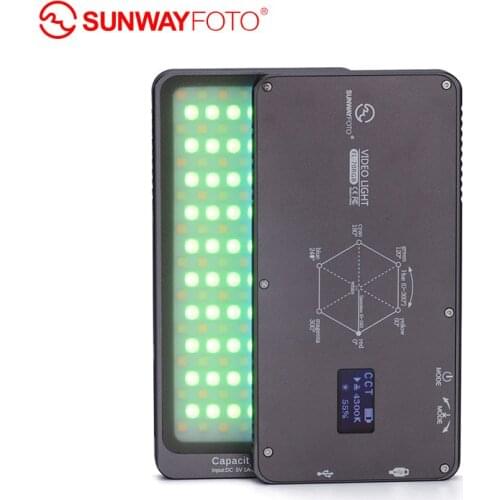 SUNWAYFOTO FL-70 RGB LED Light RGB Color Selfie Video Light Camera Studio Light For Canon Nikon Sony Photography Lighting