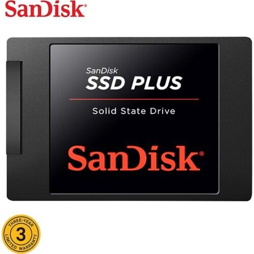 Sandisk SSD Plus 480GB 240GB Sata 3 Hard Drive Laptop Internal Solid State Drive Hard Disk 120GB SATA 3 SSD 1TB Internal Laptop