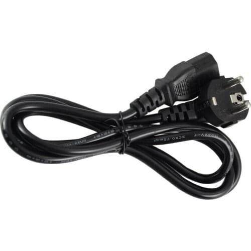 1.5m power cable European plug 2 pin Power Cords Round AC EU Plug Power Cable Lead Cord for computer power Adapter