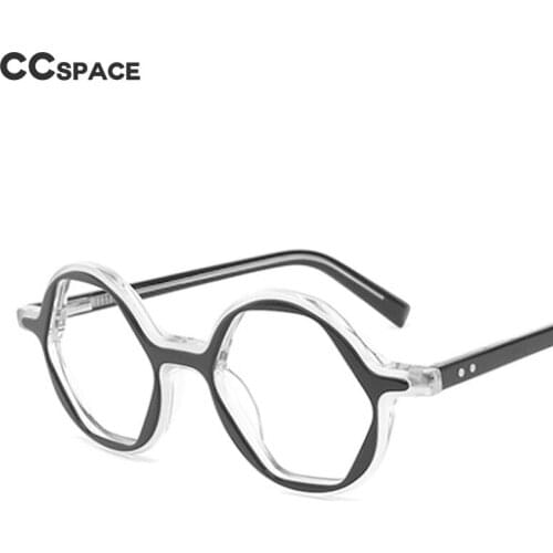 47585 Luxury Plate Glasses Frame Mens and Womens Optical Fashion Computer Eyeglasses
