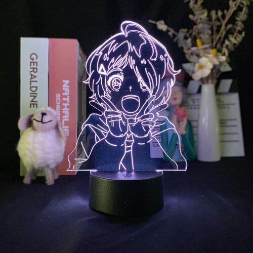 Anime Wonder Egg Priority Ai Ohto Figure for Led Night Light Bedroom Decorative LED Table Lamp Wonder Egg Priority Manga 3d Lamp