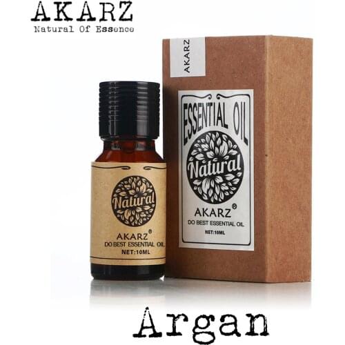 Argan Morocco nut essential oil AKARZ Brand body face skin care spa message fragrance lamp Aromatherapy Argan Morocco nut oil
