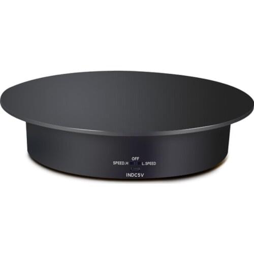 23.8CM Automatic Electric Rotating Display 360° Photo Booth Photography Turntable Swivel Base 8KG Load Multi-Speed