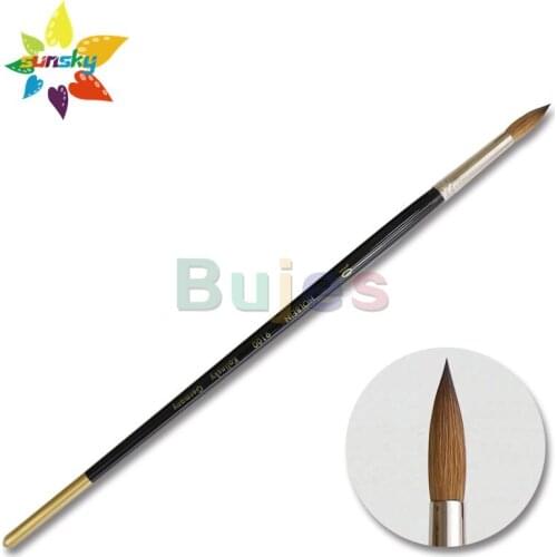 Original Japan Holbein 9100 Collinski red mink hair Round head Oil painting brush pen Line drawing pen Professional Art supplies