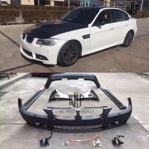 E90 M3 High quality PP Unpainted Car Body Kit Bumper Styling For BMW E90 M3 LCI 2009-UP
