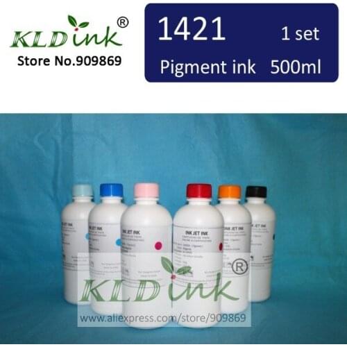 [ KLD Ink ] 6PCS x 500ml Compatible BCI1421 BCI-1421 BCI1441 BCI-1441 Pigment ink for W8200 W8400 Large Format Printer